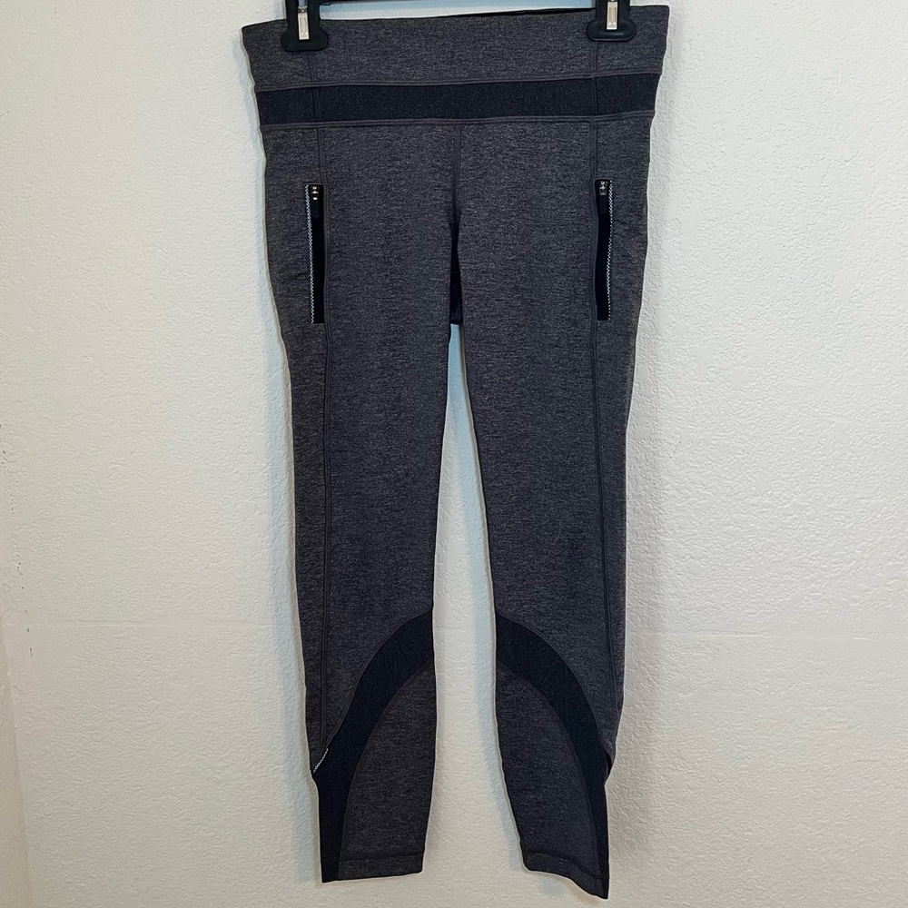 Lululemon Women’s Inspire Mesh Tight ll Leggings -Grey - Size 6